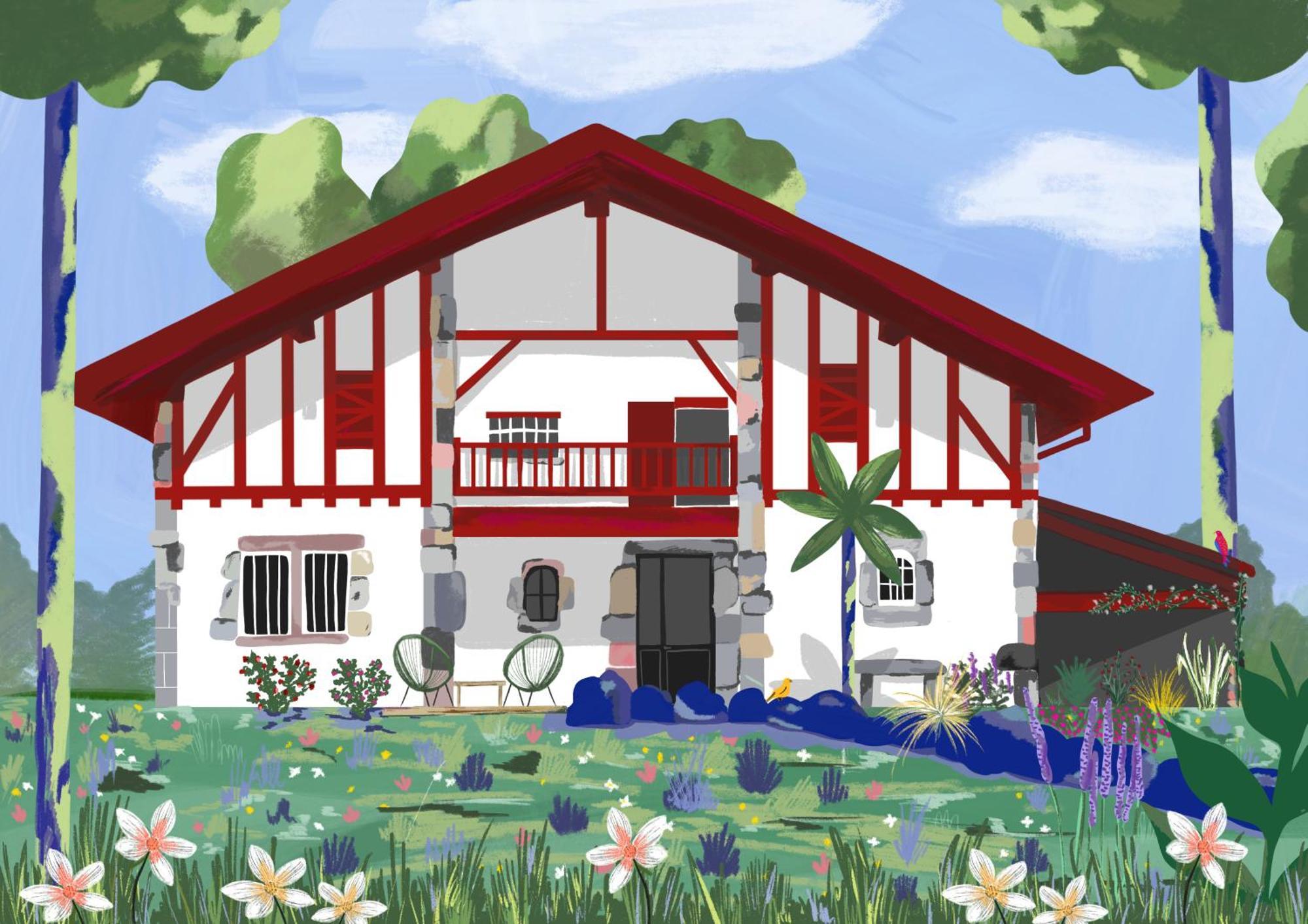 Maison D'Hotes Villa Xaran Erdian Espelette Dış mekan fotoğraf